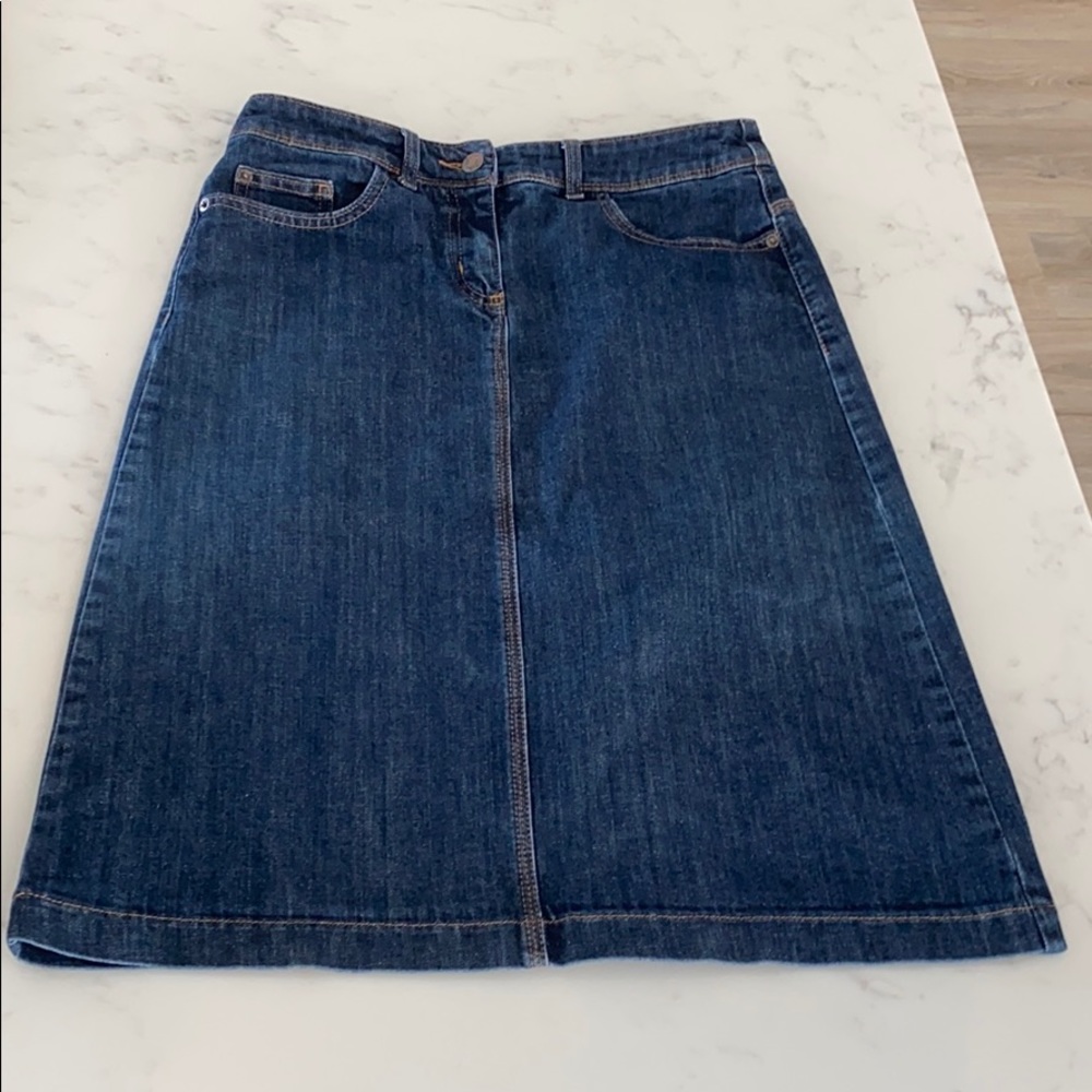 Boden denim skirt